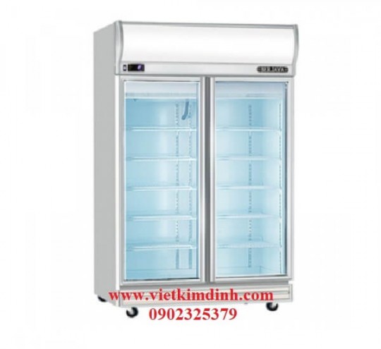 Tủ nửa đông nửa mát 2 cánh kính
